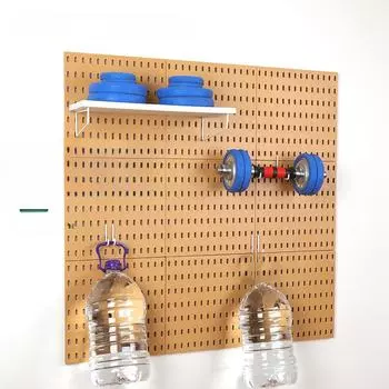 Многофункциональная пластина для подвешивания инструментов Green Forest, стойка для хранения инструментов без перфорации D hook*5 белый