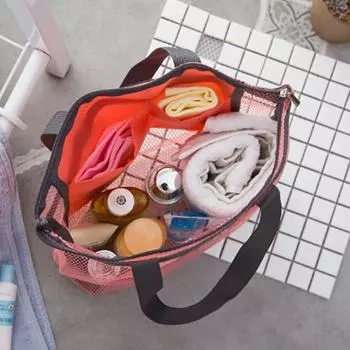 Многофункциональная пляжная сумка с застежкой-молнией, косметичка, быстросохнущий органайзер для ванной комнаты