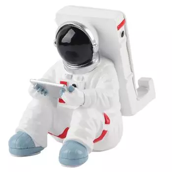 Многофункциональная подставка для мобильного телефона, статуэтка астронавта из смолы, настольный кронштейн для телефона