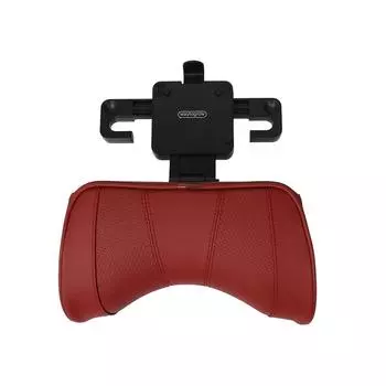 Многофункциональная подушка для подголовника автомобиля, подушка для шеи из пеноматериала с эффектом памяти, поддержка шейных позвонков и головы, мягкий бархат, регулируемая высота