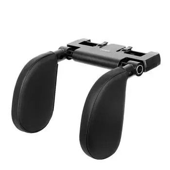 Многофункциональная подушка для путешествий в автомобиль со встроенным невидимым крючком для хранения и коробкой для ароматерапии Leather - Black чёрный