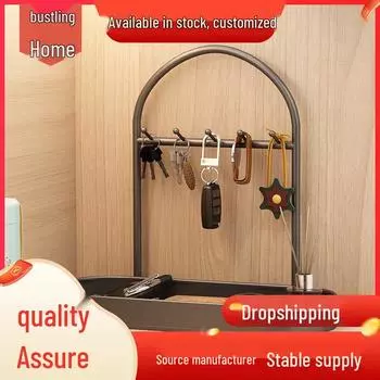 Многофункциональная прихожая с местом для хранения: Органайзер для ключей, обуви, украшений и масок Key Storage Box A - Black