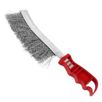 Многофункциональная проволочная щетка с медным покрытием из нержавеющей стали, щетка для очистки, щетка для удаления ржавчины из металла, для чистки гриля-барбекю 1Pc Stainless steel