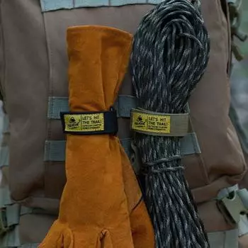 Многофункциональная пряжка для хранения перчаток на открытом воздухе, держатель для бутылки с водой, портативный регулируемый держатель для походов и кемпинга, веревка для подвешивания рюкзака, пряжка для ленты армия зеленый