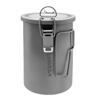 Многофункциональная рисоварка для кемпинга на открытом воздухе, кухонная кастрюля для пикника и кемпинга, пешего туризма серебряный