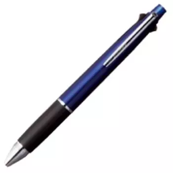 Многофункциональная ручка Mitsubishi Pencil Jet Stream 4&1 0.5 темно-синяя, легко писать MSXE510005.9