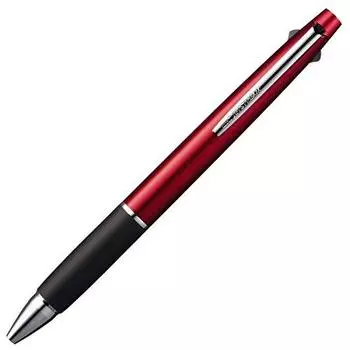 Многофункциональная ручка Mitsubishi Pencil Jet Stream 2&1 0,7 бордового цвета, легко писать MSXE380007.65