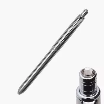 Многофункциональная ручка PARKER Sonnet из нержавеющей стали CT Crystal серо-бежевого цвета, шариковая ручка 3 в 1, 4 цвета и механический карандаш, подарочная коробка, подлинная импортная