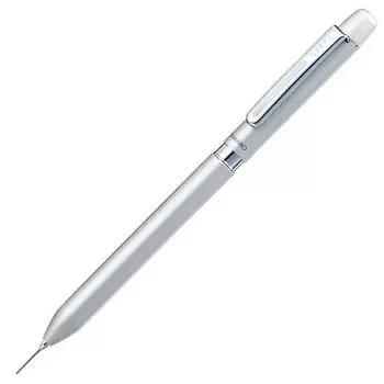 Многофункциональная ручка Zebra 1 цвет Sharp Notebook Charbo Silver + SBA1-S серебряный