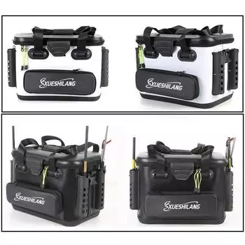 Многофункциональная рыболовная сумка EVA для удочек, катушек, удочек, сумка для хранения рыбы, ведро для живой рыбы, рыболовные принадлежности, коробка для снастей