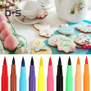 Многофункциональная съедобная пищевая ручка, пигмент, прочная цветная ручка для выпечки, украшение торта розовый