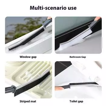 Многофункциональная щетка для чистки щелей в ванной, туалете, на кухне, плитке, щетка для чистки глухих углов, оконных щелей, щетка для чистки щелей, щетка для пола