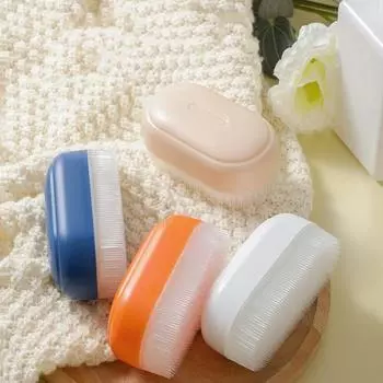 Многофункциональная щетка для чистки, щетка для стирки воротника, не повреждающая одежду, щетка для обуви, разноцветная щетка для стирки мягкого меха белый