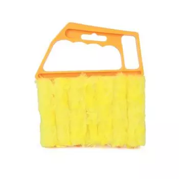 Многофункциональная щетка для чистки ставней жёлтый
