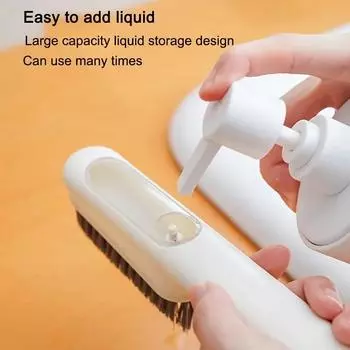 Многофункциональная щетка для хранения жидкости, инструмент для чистки кухонной обуви, инструменты для чистки балконов, средство для чистки туалета белый