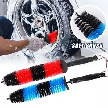 многофункциональная щетка для мытья колес автомобиля, грузовика, двигатель, решетка двигателя, щетка для чистки колес, универсальный инструмент для чистки обода шин, полированный инструмент