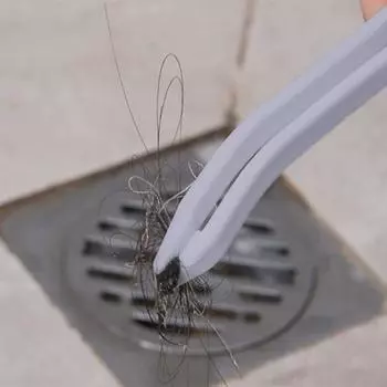 Многофункциональная щетка для швов пола, 2-в-1, щетка для чистки окон с зажимом для волос, для стен, щетка для углового зазора под углом 45 градусов синий