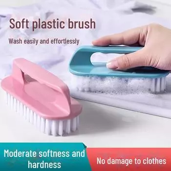 Многофункциональная щетка для стирки с мягкой щетиной – бережное, не повреждающее обувь средство с опцией жесткой щетины, чистящая щетка-артефакт. null светло-зеленый