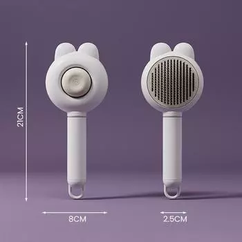 Многофункциональная щетка для удаления подшерстка, щетка для собак и кошек, массажная щетка для вычесывания спутанной шерсти, расческа для шерсти домашних животных, самоочищающаяся щетка для ухода за домашними животными A1