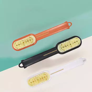 Многофункциональная щетка для удаления пятен с длинной ручкой, двухсторонняя чистка обуви для дома, автомобиля, ухода за обувью, щетка для очистки пыли, высокое качество, удобно белого золота