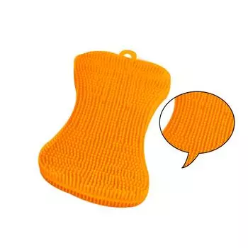 Многофункциональная щетка с антипригарным покрытием для кухни, скребок для посуды, инструмент для мытья посуды 10.6x12cm