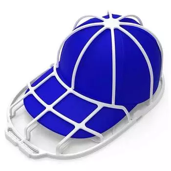 Многофункциональная шайба для бейсбольной кепки, рамка для шайбы, полипропиленовая клетка для стирки, двухуровневая защита для чистки шляп чёрный