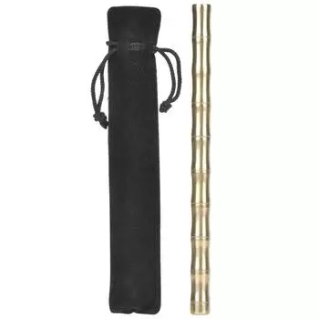 Многофункциональная шариковая ручка из латуни с рисунком бамбука для деловых писем