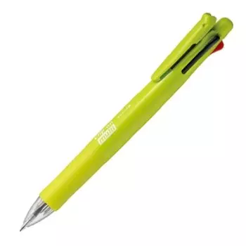Многофункциональная шариковая ручка Zebra на масляной основе с зажимом Multi F Active Green B4SA1-ACG