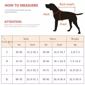 Многофункциональная шлейка для больших собак с ручками Шлейки для прогулок для средних и крупных собак Пастушья шлейка для бульдогов Аксессуары S-suit 4-7.5kg чёрный
