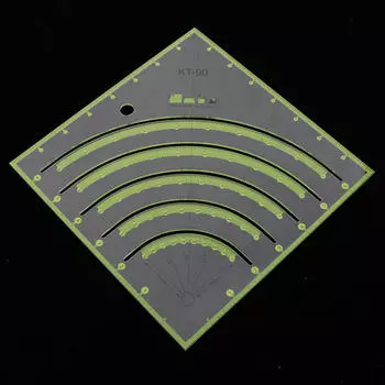 Многофункциональная швейная линейка для квилтинга, акриловый шаблон, линейка