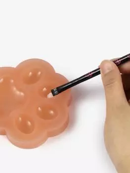 Многофункциональная силиконовая цветовая палитра для макияжа, дизайна ногтей, вышивки, инструмента для подтяжки ресниц