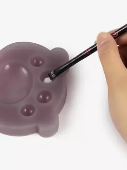 Многофункциональная силиконовая цветовая палитра для макияжа, дизайна ногтей, вышивки, инструмента для подтяжки ресниц