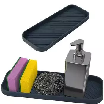 Многофункциональная силиконовая дренажная подушка темно серый