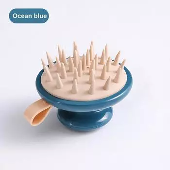 Многофункциональная силиконовая щетка для шампуня, массажная расческа для тела, кожи головы, спа-щетка для душа, щетка для похудения, истонченная щетка One Size зелёный