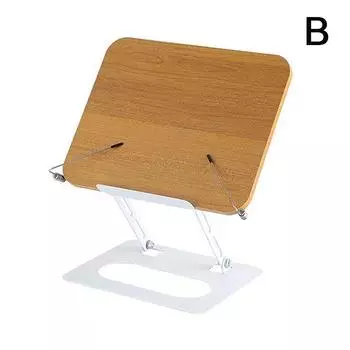Многофункциональная складная и регулируемая подставка для чтения из алюминиевого сплава с пружинным зажимом для ноутбуков, планшетов и толстых книг
