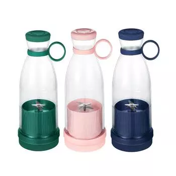 Многофункциональная соковыжималка для фруктов, перезаряжаемые через USB мини-миксеры для фруктов для домашней кухни темно-синий