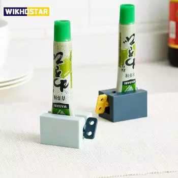 Многофункциональная соковыжималка для зубной пасты, вращающийся трубчатый пресс, портативный дозатор зубной пасты, держатель зубной пасты, наборы аксессуаров для ванной комнаты розовый