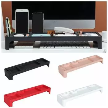 Многофункциональная стойка для хранения клавиатуры, сортировочная полка для хранения мусора, офисный настольный органайзер, компьютерная подставка красный