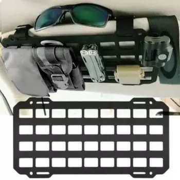 Многофункциональная стойка для хранения солнцезащитных козырьков, держатель для солнцезащитного козырька для кемпинга чёрный