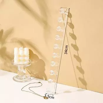 Многофункциональная стойка для хранения ювелирных изделий, крючок, настенное кольцо, серьги, ожерелье, женская витрина, брелок для ключей, стеллаж для хранения часов