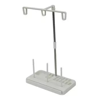 Многофункциональная стойка для ниток для бытовых швейных машин, прочная, портативная, съемная, для шитья, вышивки, держатель для трех катушек жёлтый