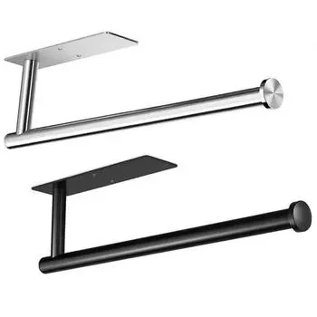 Многофункциональная стойка для полотенец, износостойкая, для ванной комнаты, спальни, простая установка чёрный