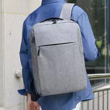 Многофункциональная студенческая сумка Новый повседневный рюкзак большой вместимости Рюкзак для коротких деловых поездок Повседневный модный школьный рюкзак для компьютера чёрный