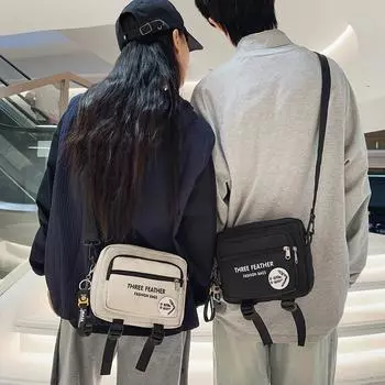 Многофункциональная сумка через плечо для пары мужчин, сумка через плечо, легкая женская сумка для мобильного телефона синий