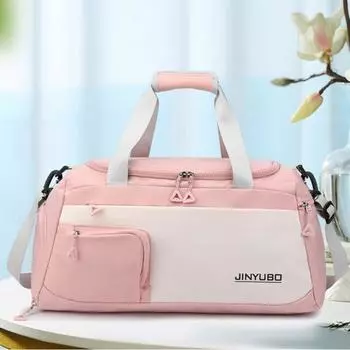 Многофункциональная сумка для фитнеса с несколькими карманами, регулируемым ремешком, отдельным отделением для обуви, отделением для влажной и сухой одежды, вместительной сумкой для путешествий Weekender темно-синий