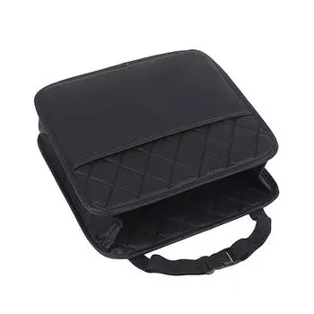 Многофункциональная сумка для хранения автомобильного сиденья, кожаная сумка для хранения, большой вместительный карманный мешок для мусора, подходит для большинства моделей автомобилей