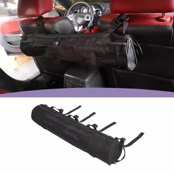 Многофункциональная сумка для хранения, органайзер, держатель для сумки, подвесная сумка для мелочей, контейнер для Jeep Wrangler, Ford Bronco, багажник автомобиля чёрный