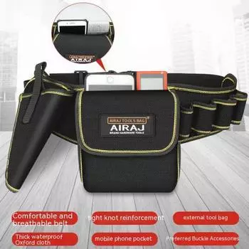 Многофункциональная сумка для инструментов из ткани Оксфорд Andy, специальная сумка для инструментов, небольшая износостойкая утолщенная поясная сумка для электрика