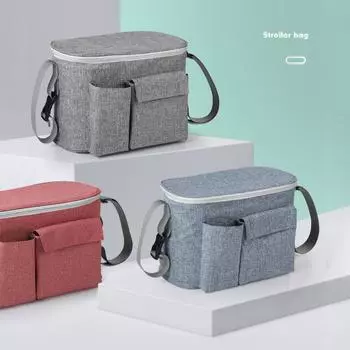 Многофункциональная сумка для подгузников. Пыленепроницаемый детский рюкзак со съемным плечевым ремнем. Легкий и удобный. красный