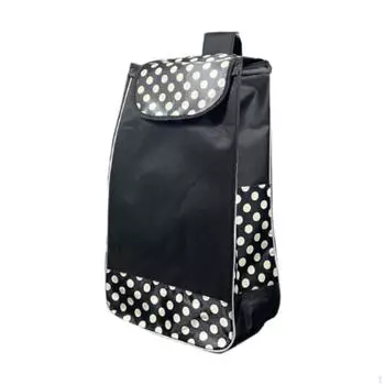 Многофункциональная сумка для покупок на колесиках, складная конструкция коричневый